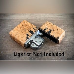 Snake Skin Case for Zippo Lighter Standard Size (Made in USA 🇺🇸)